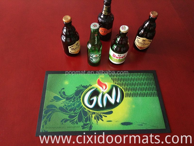 custom logo non-woven fabric bar mat bar runner